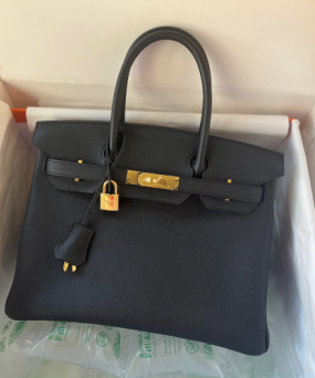 에르메스 버킨백30 블랙 금장 토고가죽